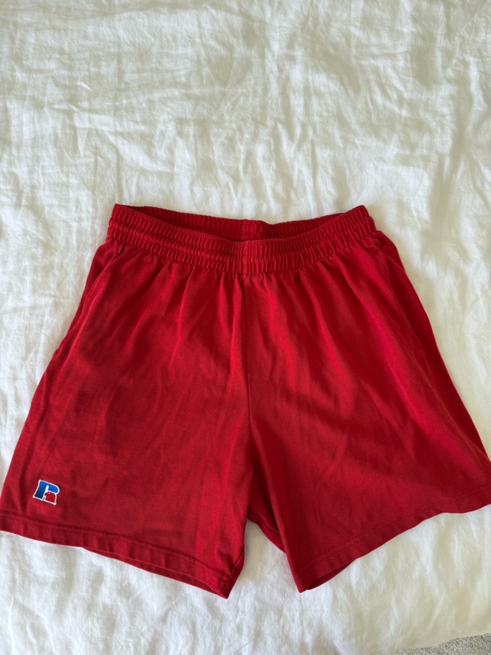 Russell Athletic Bright Red Women’s Athletic Shorts